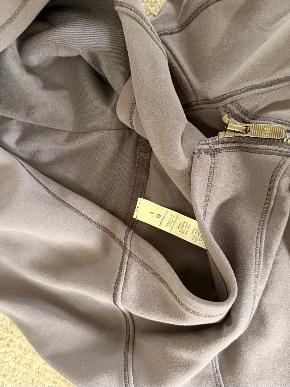 lululemon athletica women's full zip hooded jacket